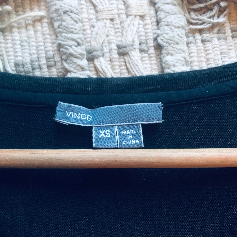 Vince Black & White Colorblocked Sweater - Picture 3 of 6